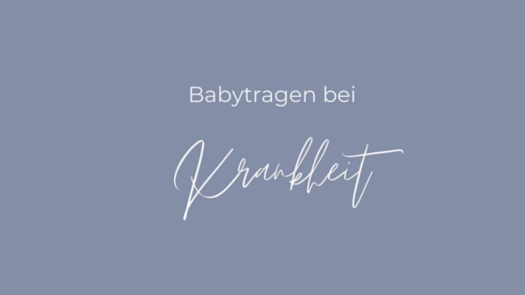 cocoome - Tragen mit Tragetuch bei Krankheit Tipp Cocoome.com Jackenerweiterung